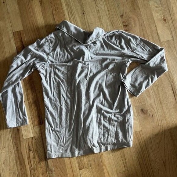 Cosabella Two Piece Pajama Set Grey Gray Solid Women’s SZ MED Cozy Lounge Cotton - Picture 3 of 6